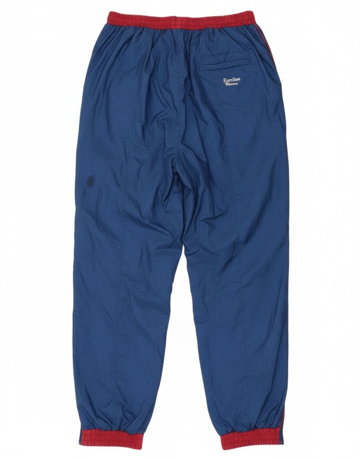 Vintage męski, oversize'owy, pełny dres, w kolorze średniego granatu