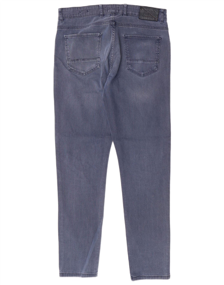 US POLO ASSN. Męskie jeansy slim W34 L31 Granatowe bawełniane