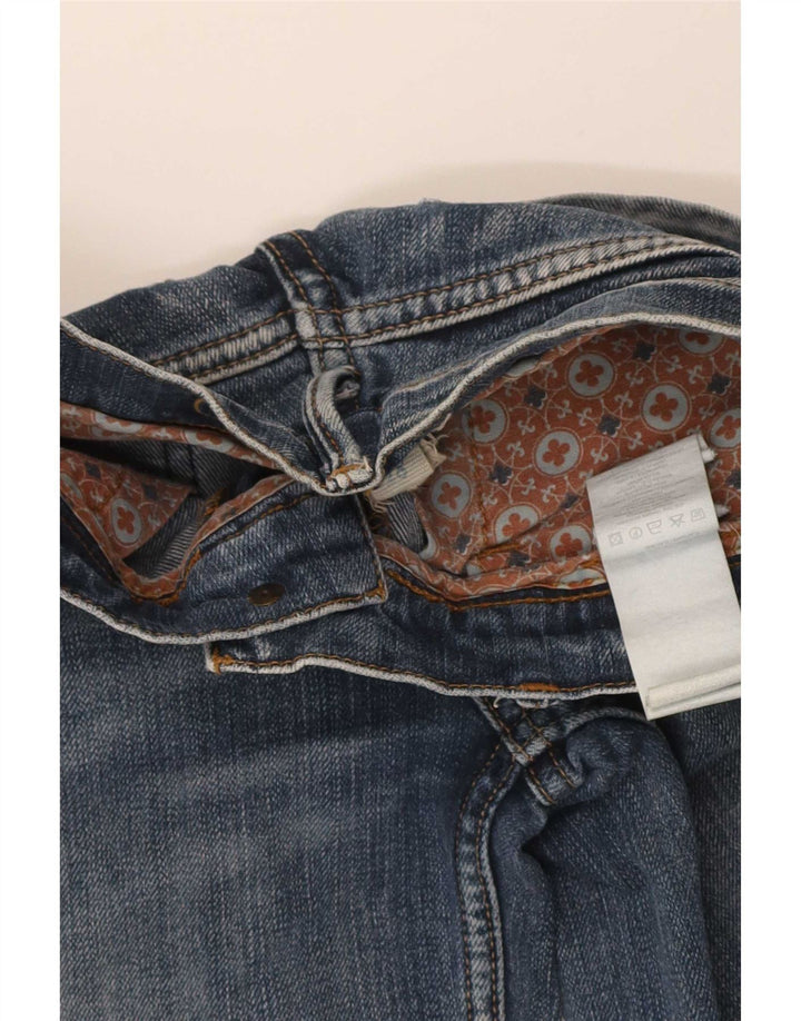 Damskie jeansy Bootcut Fishbone W28 L33 Niebieskie bawełniane