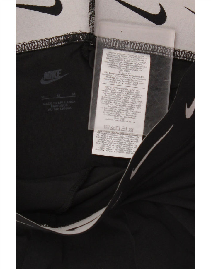Damskie legginsy NIKE Graphic UK 12, średnie czarne, bawełniane