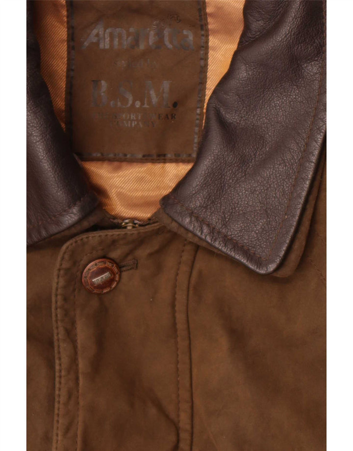 Płaszcz męski B.S.M. UK 42 XL Khaki, poliamid