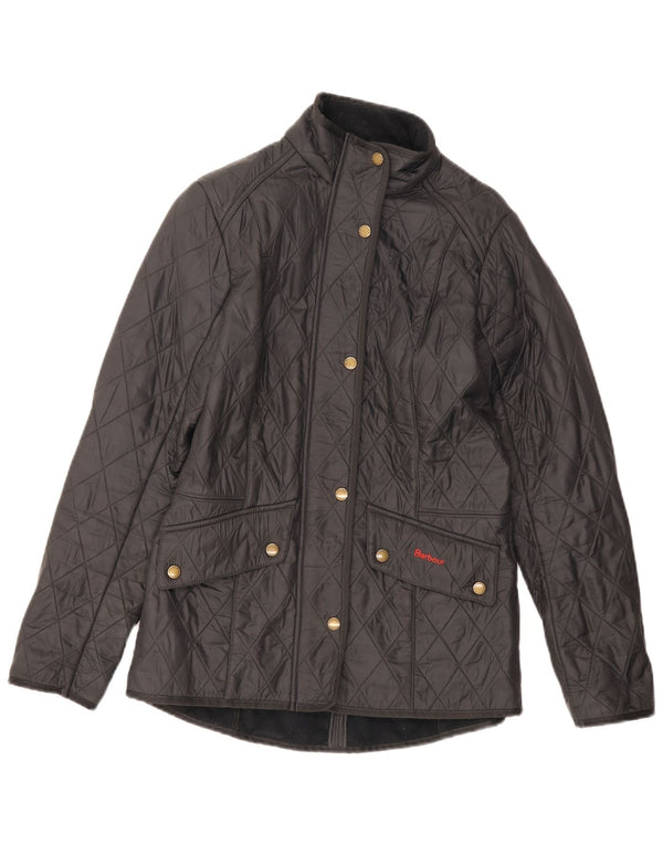 Damska pikowana kurtka Barbour UK 10 Small Black Classic