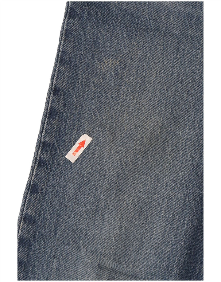 Damskie jeansy Levi's 501 Straight W29 L28 Niebieskie bawełniane
