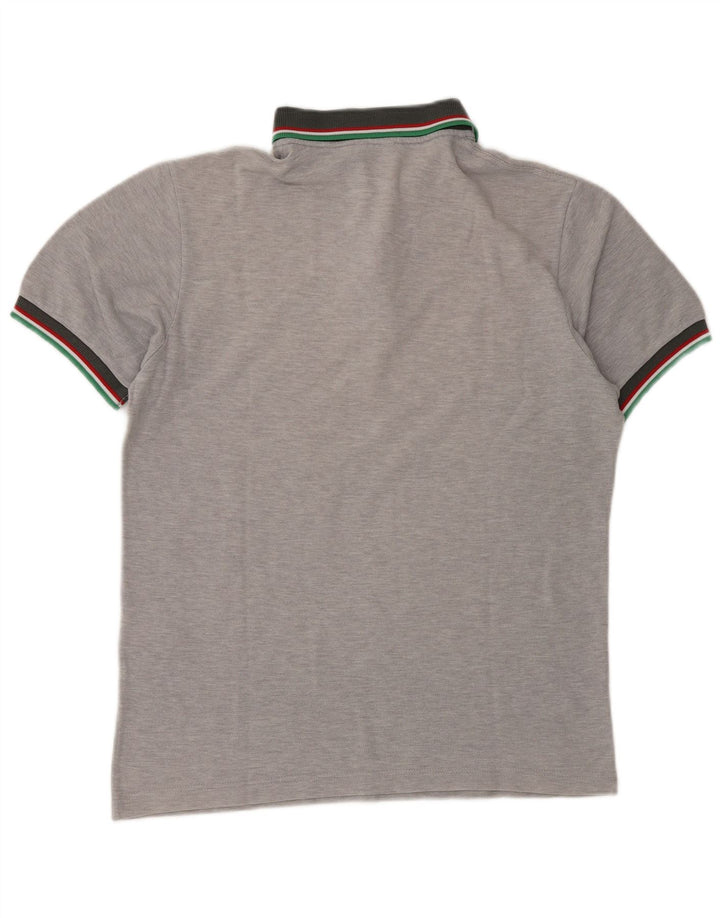 Męska koszulka polo Refrigiwear, mała, szara, bawełniana