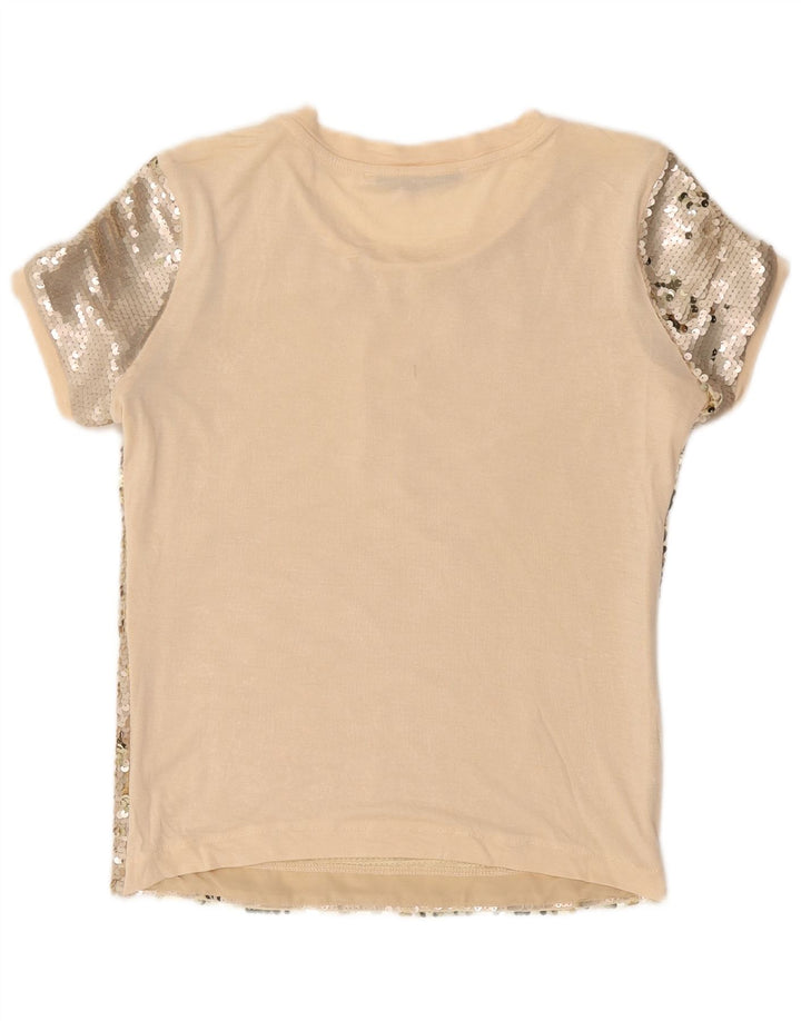 Damska bluzka z cekinami Guess Top UK 10 Small Beige