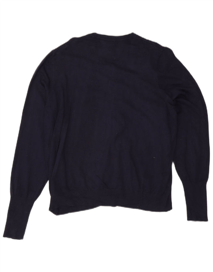 Sweter damski Marks & Spencer UK 20 2XL Granatowa wiskoza