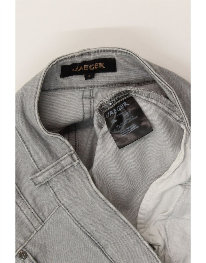 JAEGER Damskie jeansy skinny UK 8 Small W30 L30 Szara bawełna