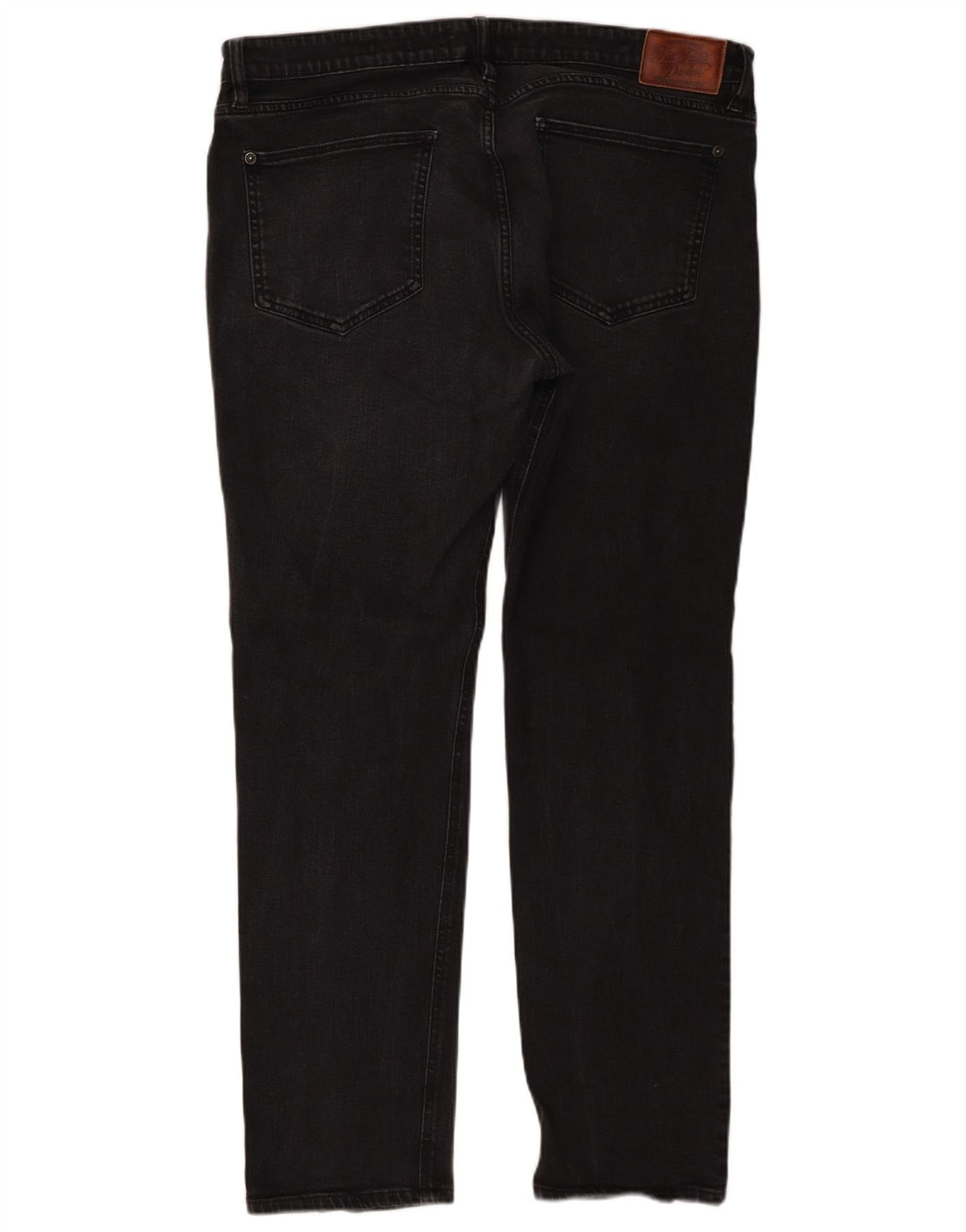 Męskie jeansy slim fit Fat Face W38 L30 Czarna bawełna