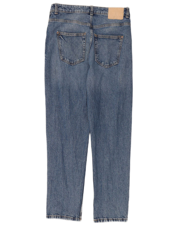 Damskie jeansy z wysokim stanem Zara EU 40 Medium W30 L28 Niebieskie