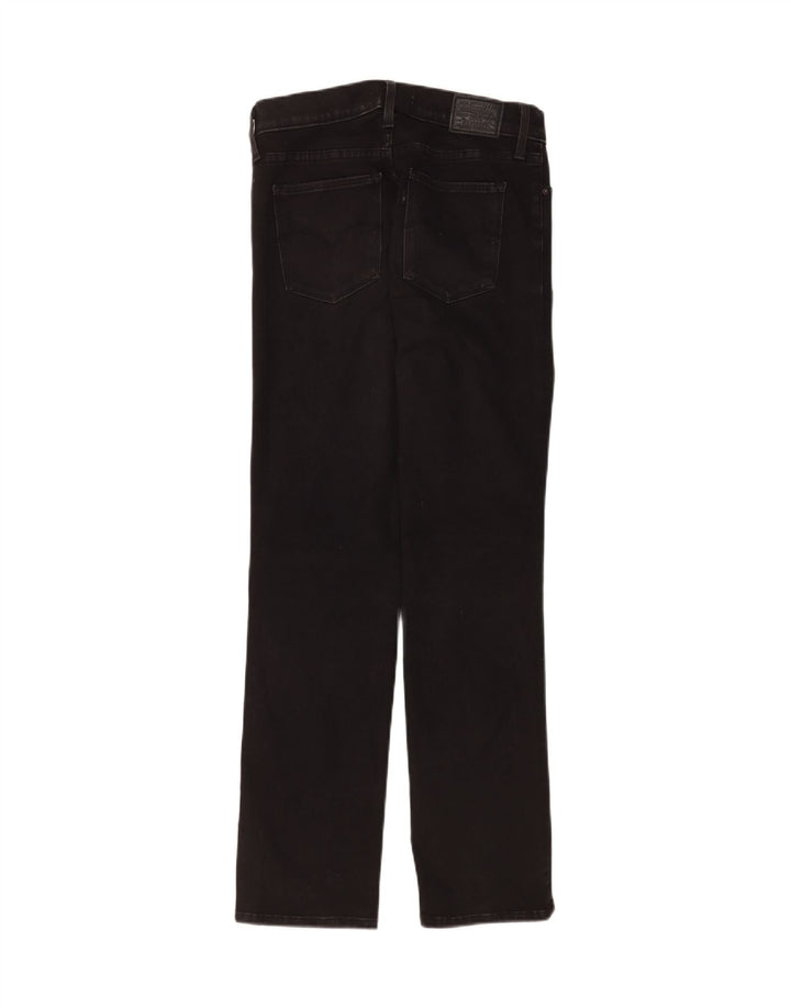 Damskie jeansy Levi's 314 Shaping Straight W27 L30 Czarne