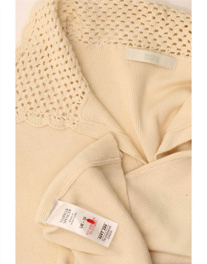 Damska koszulka polo Marks & Spencer UK 10, mała, beżowa, bawełniana