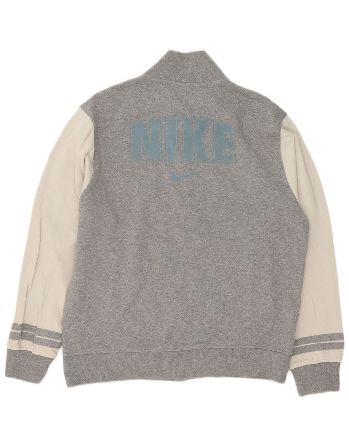Męska kurtka dresowa Nike Graphic, bawełniana, w kolorze średniej szarości