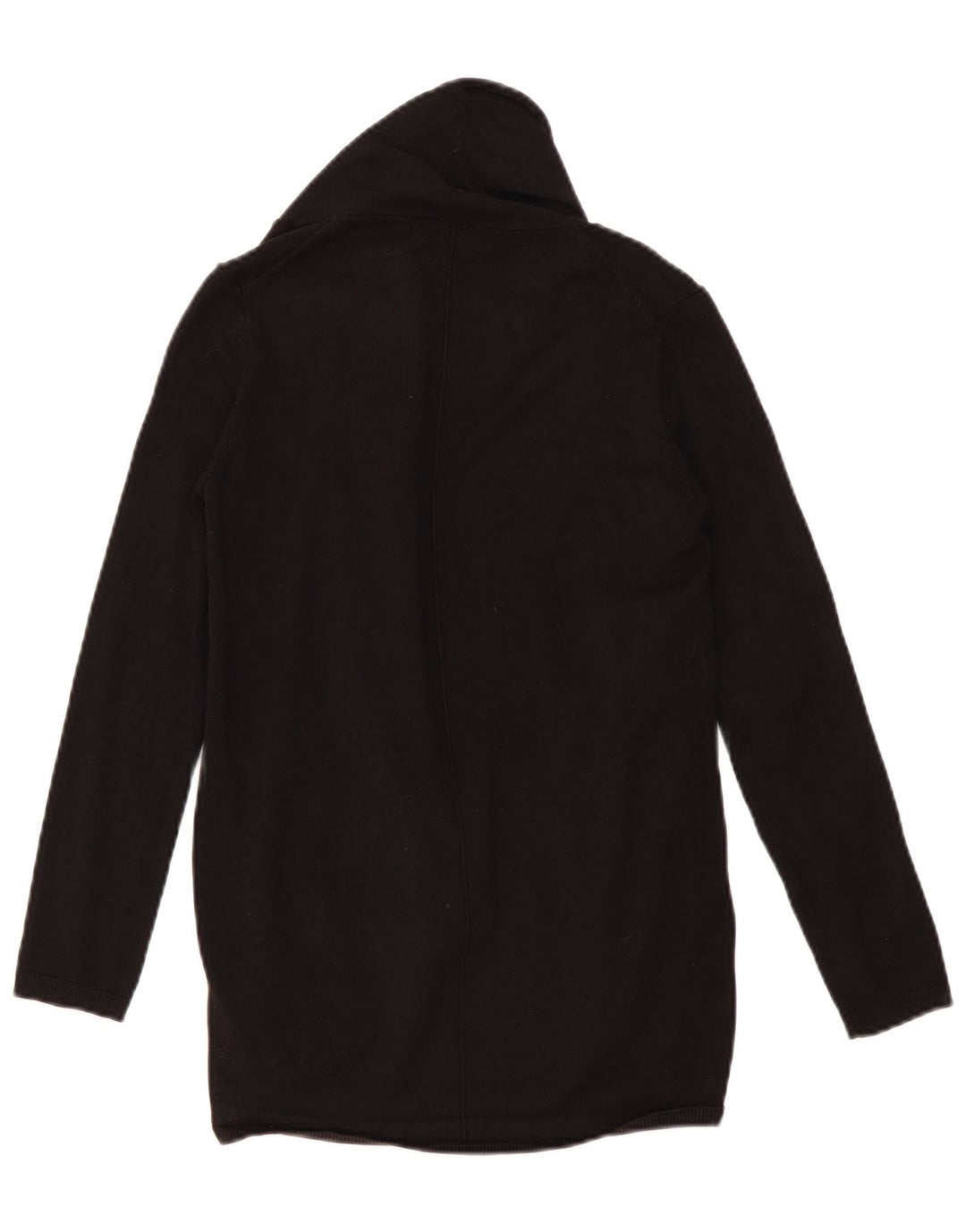 Sweter damski Zara z otwartym kardiganem UK 12, średni czarny