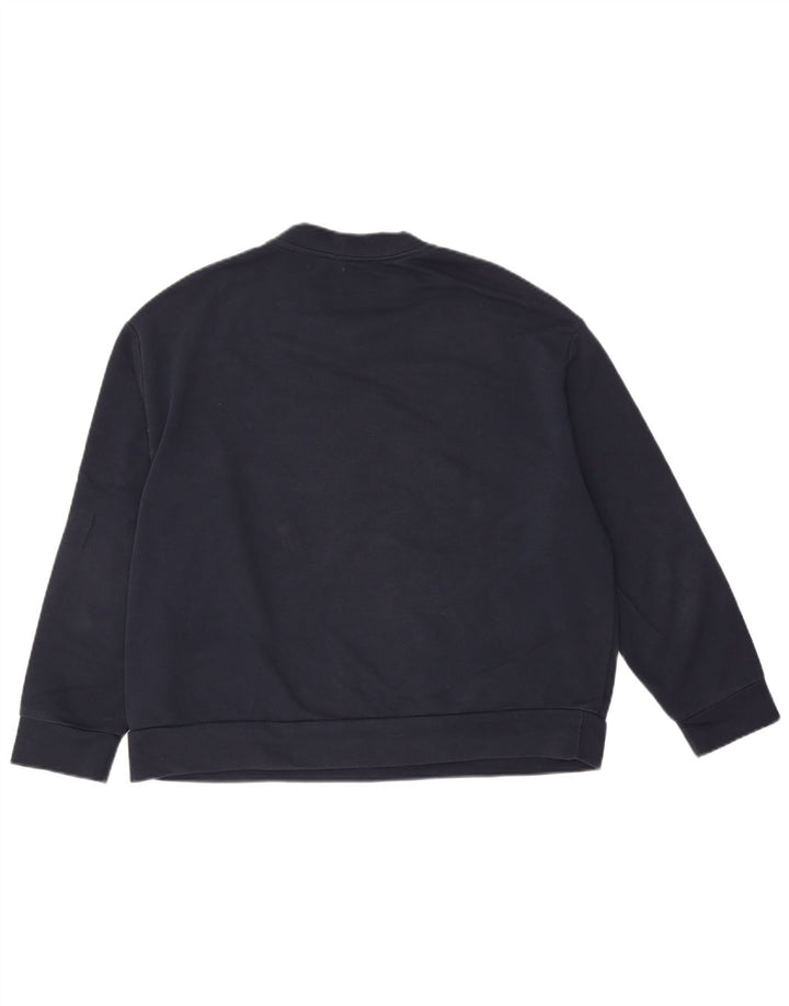 Damska bluza z grafiką Marks & Spencer UK 14, średni granat