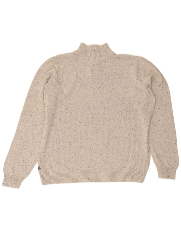 Męski sweter zapinany na guziki Chaps 2XL Szary, bawełniany Fair Isle