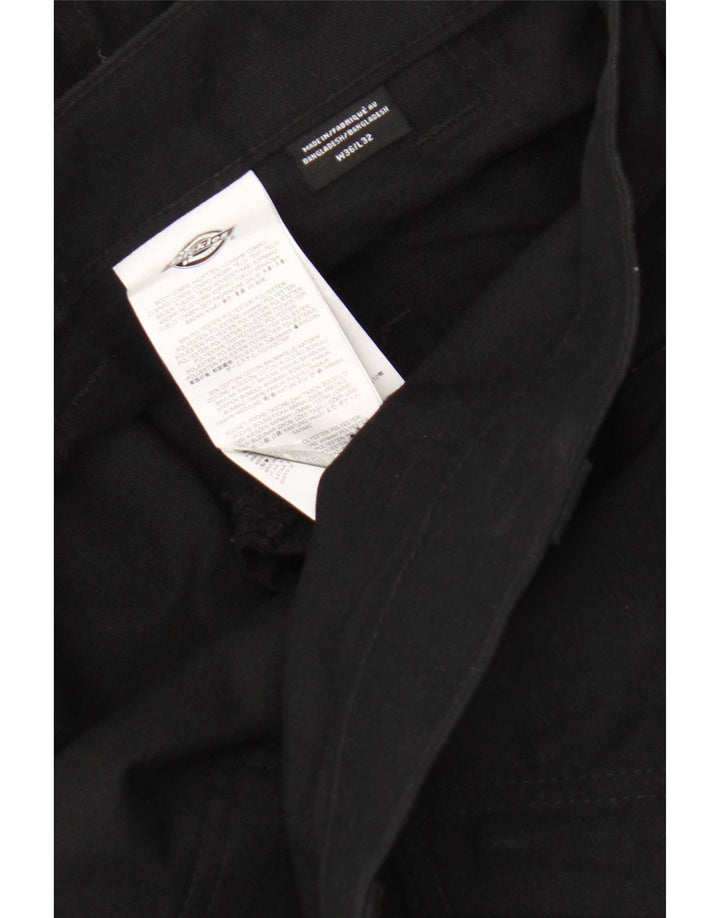 Męskie proste spodnie cargo Dickies W36 L32 Czarny poliester