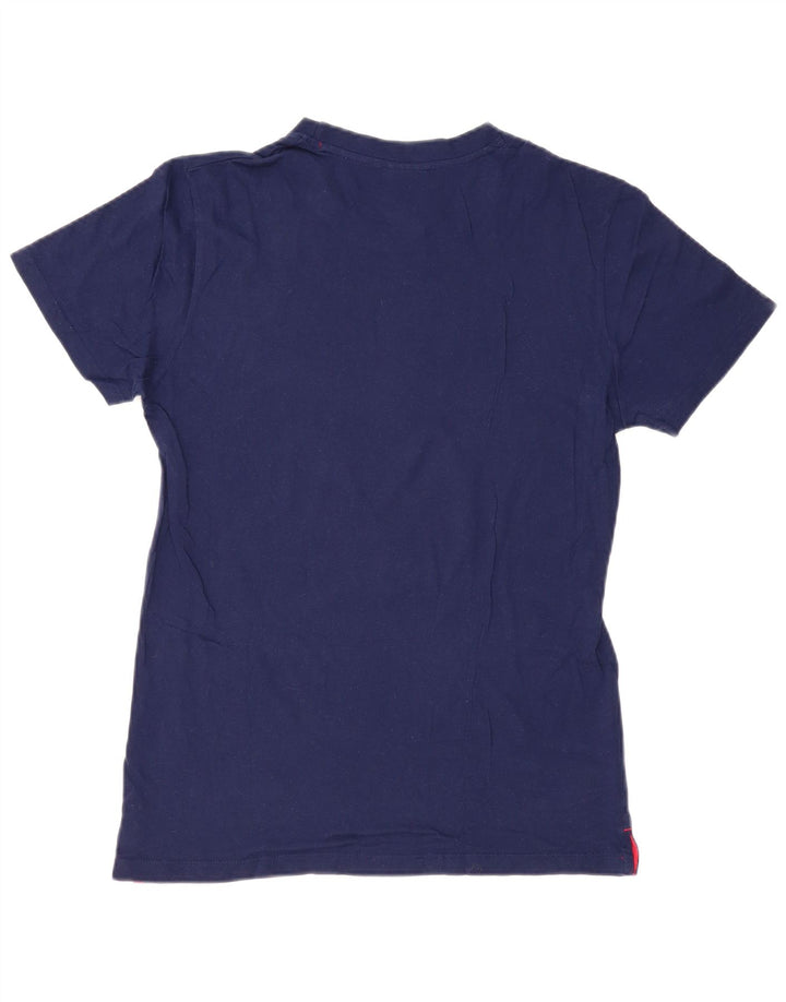 T-shirt męski Umbro, duży, granatowy, bawełniany