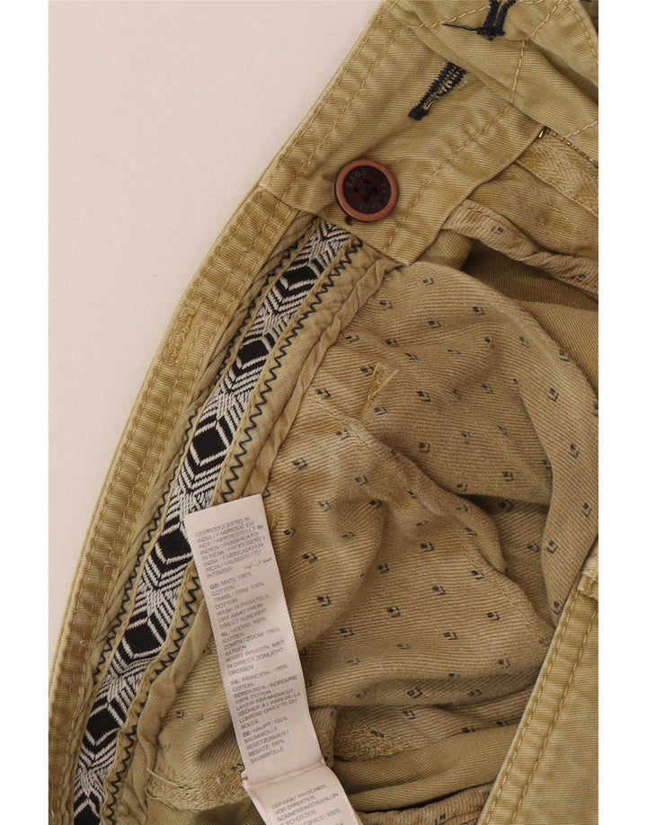 Męskie spodenki Chino Fat Face W36, duże, bawełniane w kolorze khaki