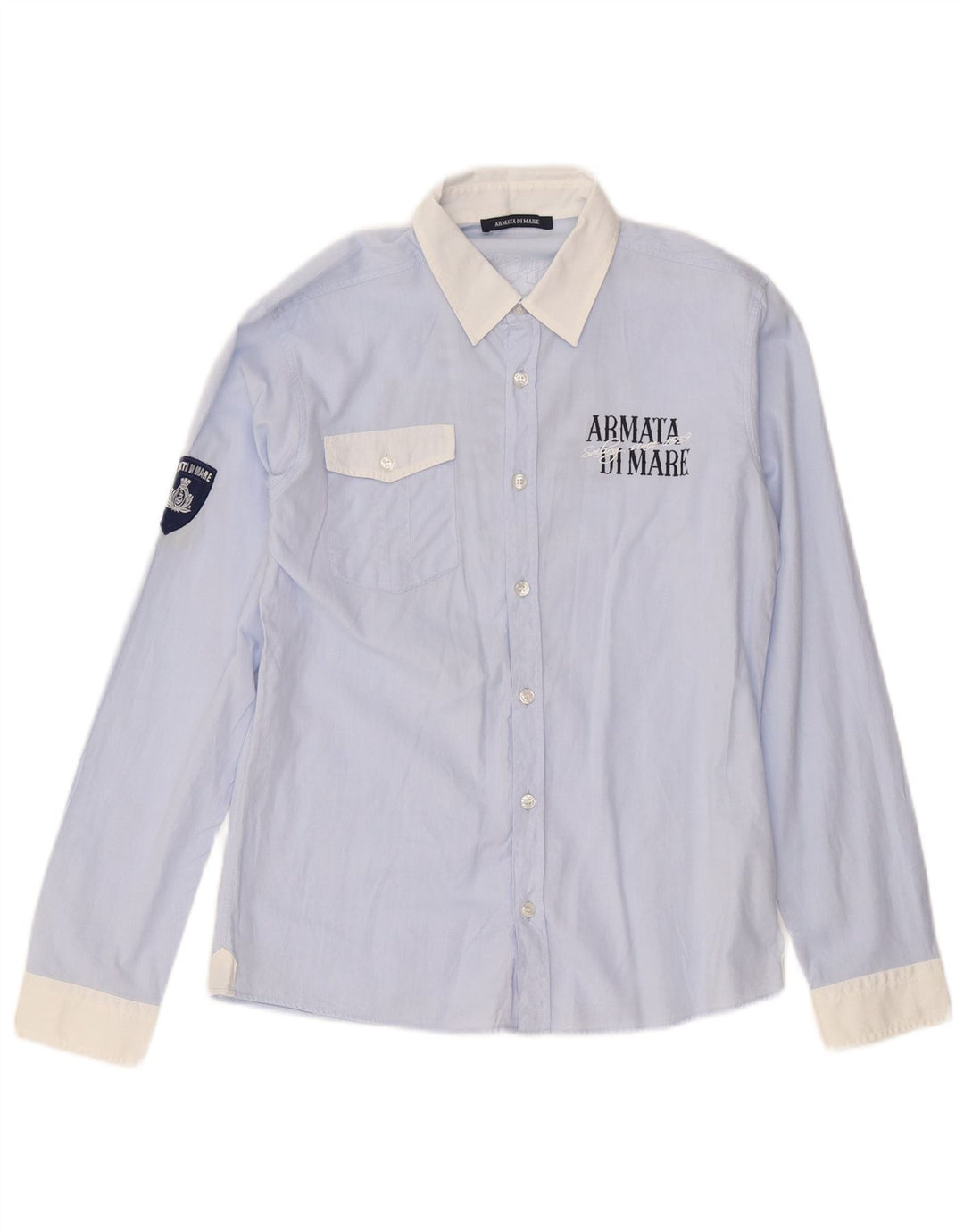 Chłopięca koszula z grafiką Armata Di Mare 13-14 lat XL, niebieska, bawełniana