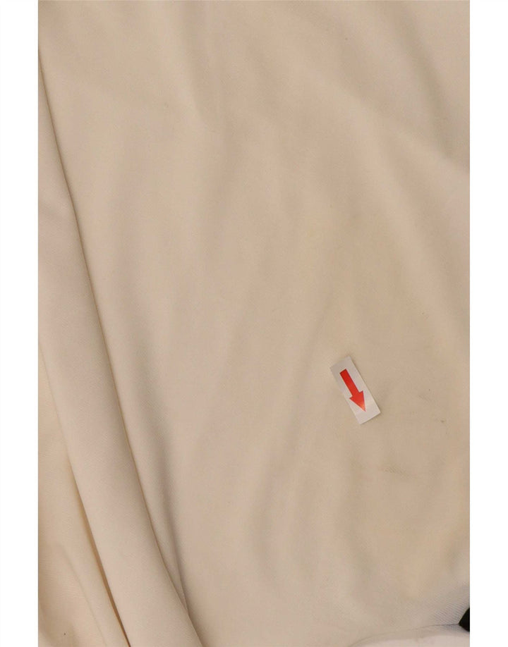 T-shirt damski Zara Top UK 14, średni, złamany biały poliester