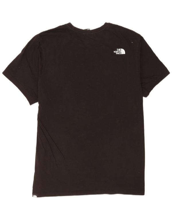 Męska koszulka z grafiką The North Face, 2XL, czarna, bawełniana