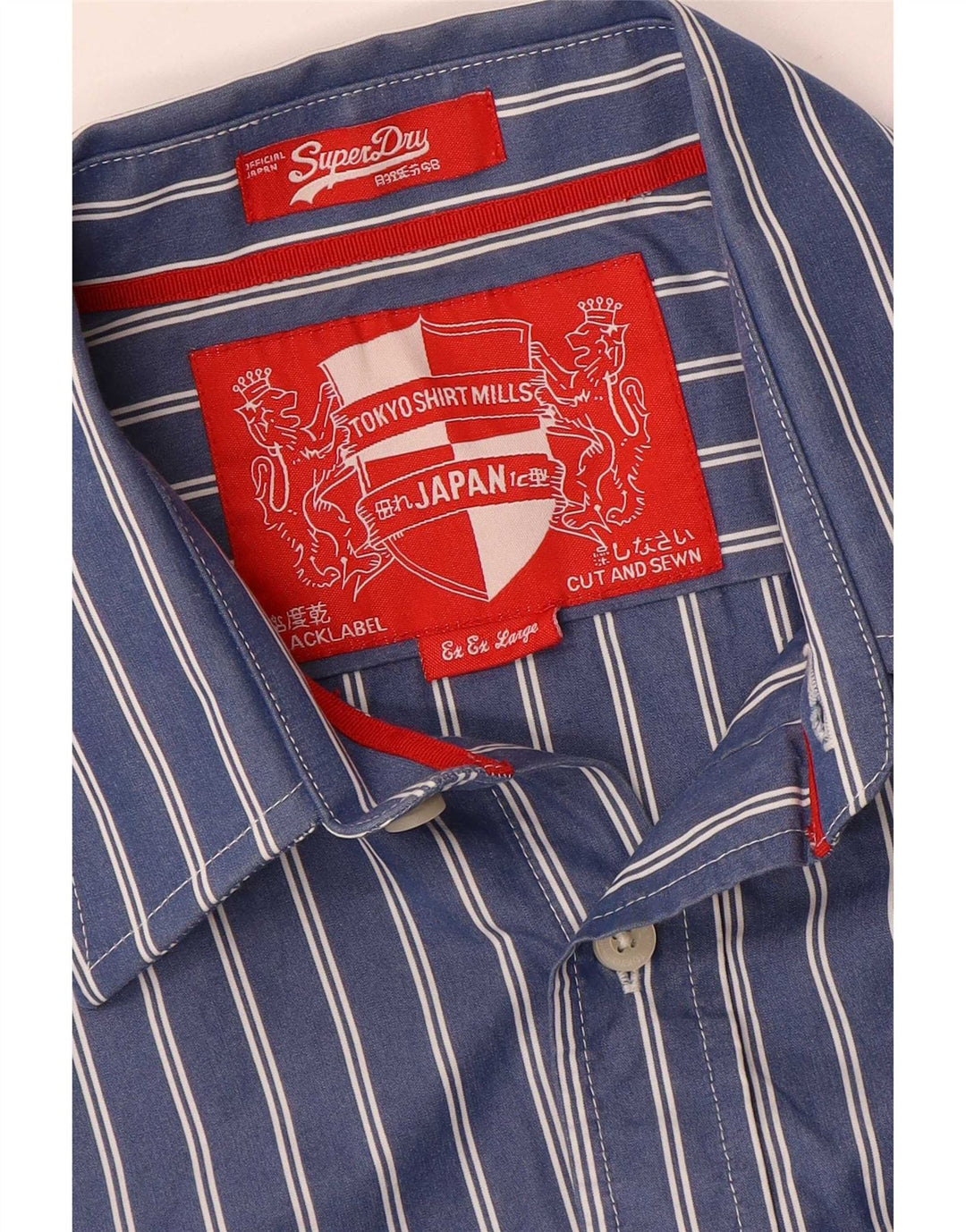 Koszula męska Superdry 2XL w granatowe paski