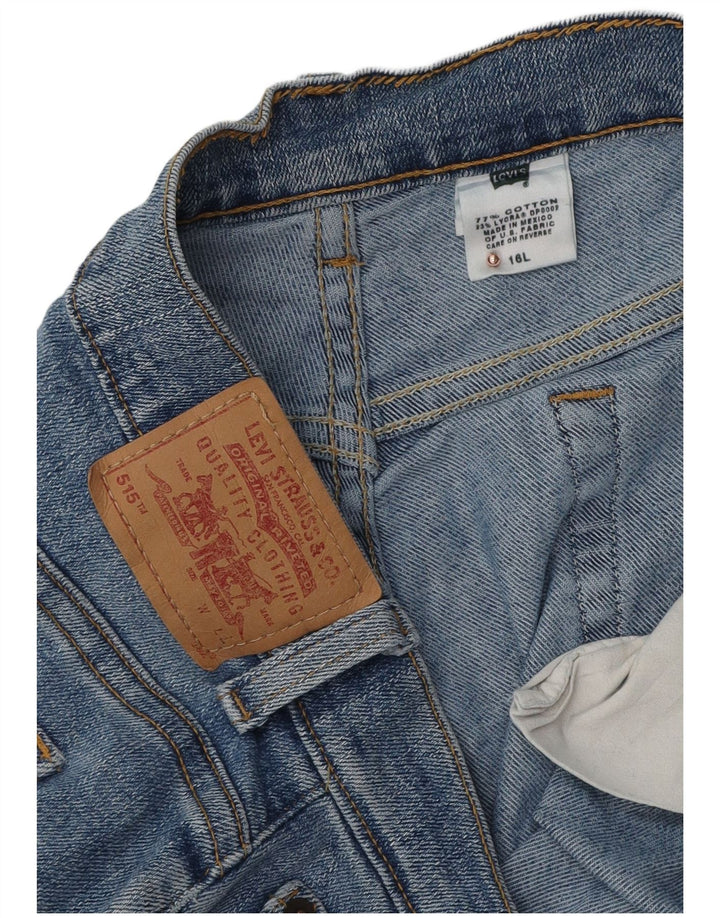 Damskie jeansy Levi's 515 Bootcut US 16 2XL W36 L32 Niebieskie bawełniane
