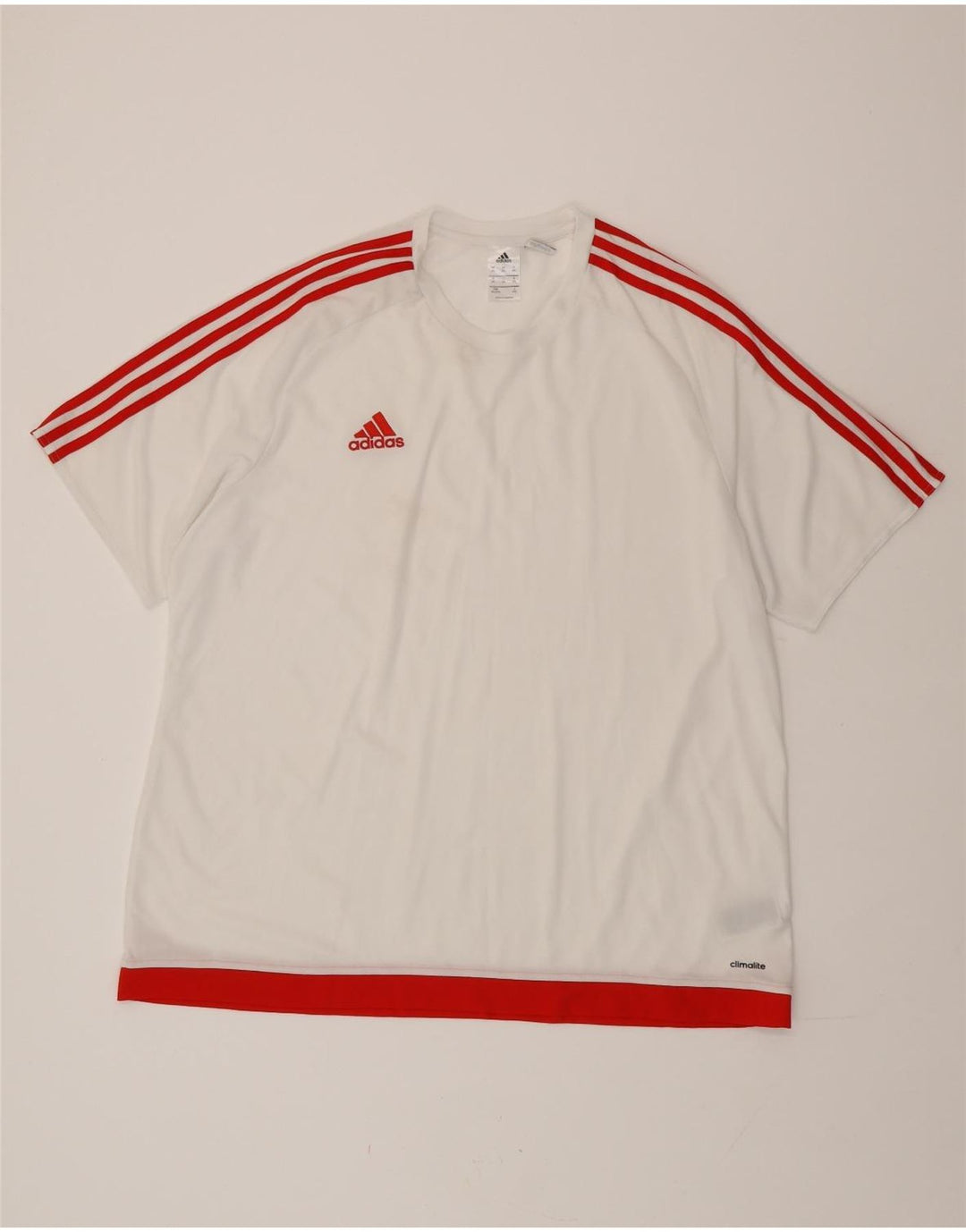 Adidas Męska koszulka Climalite Top 2XL Biały poliester