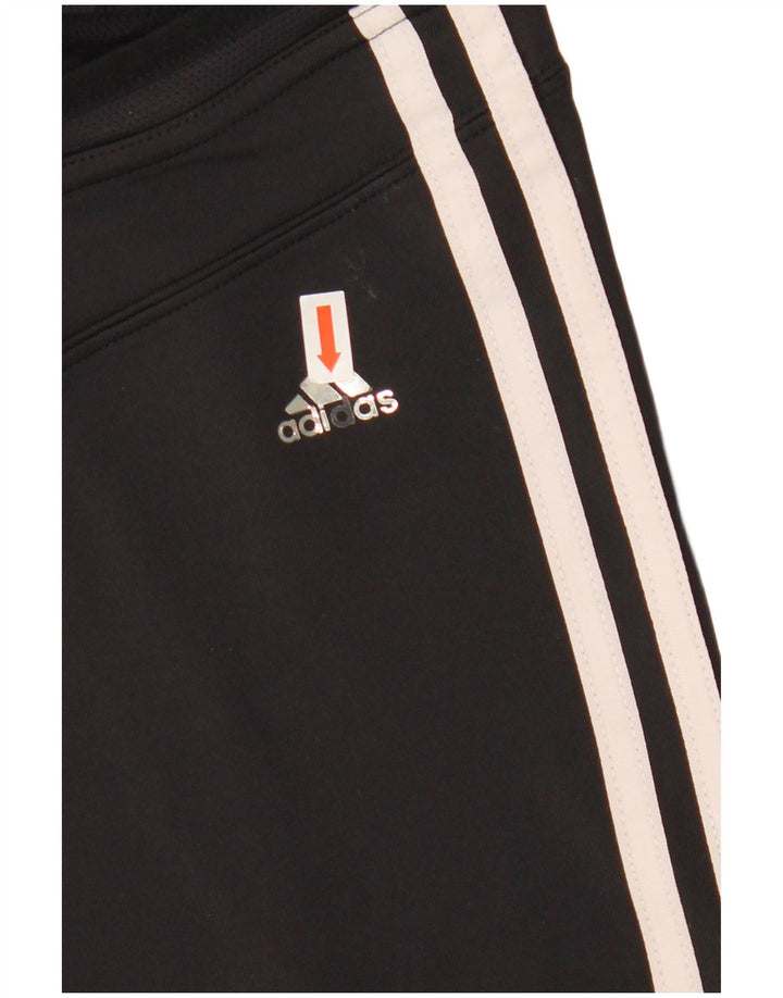 Damskie spodnie dresowe ADIDAS Clima 365 Capri UK 16, duże, czarne, nylonowe