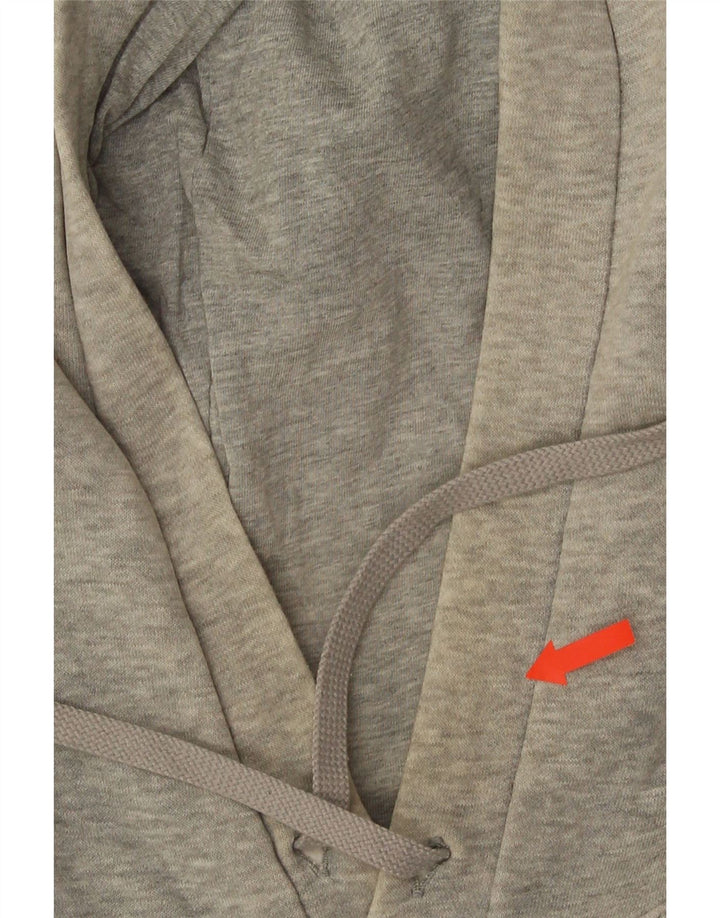 Męska bluza z kapturem Nike, średnia, szara, bawełniana nakrapiana