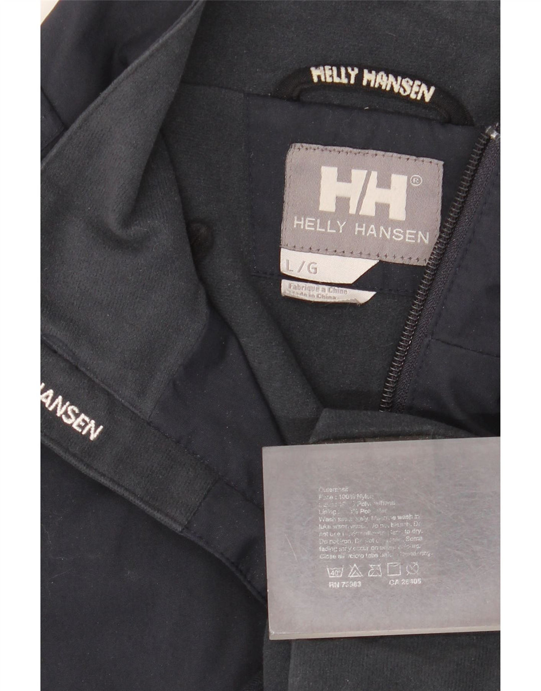 Męska kurtka bomber Helly Hansen UK 40, duża, granatowa, nylonowa