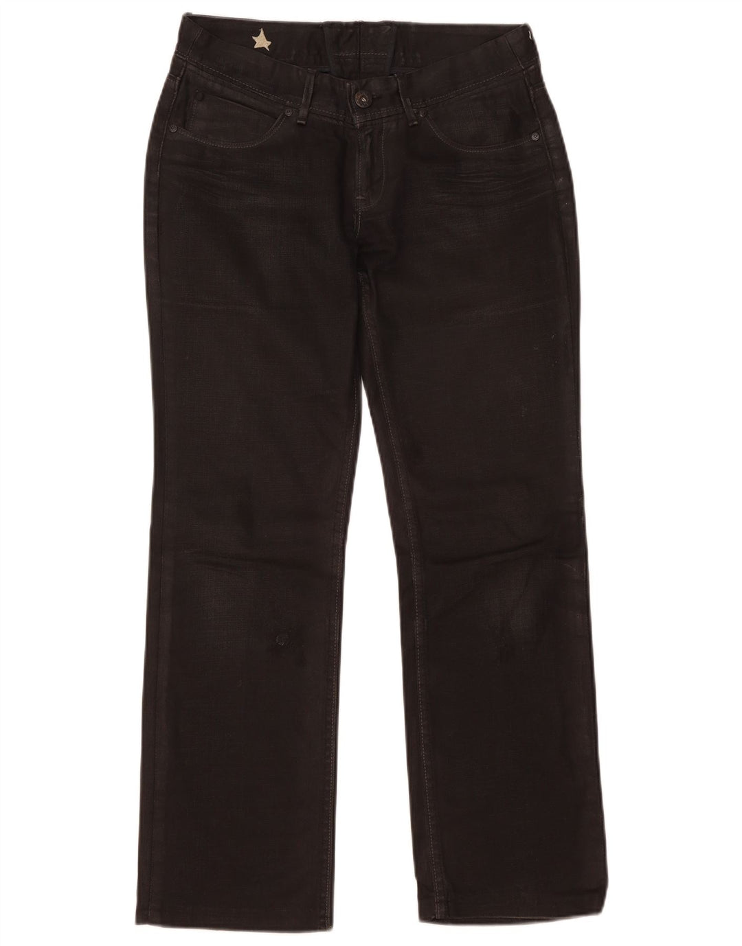 Męskie proste dżinsy Levi's W29 L32 Czarna bawełna