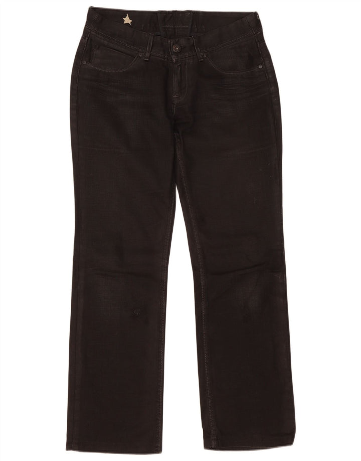 Męskie proste dżinsy Levi's W29 L32 Czarna bawełna