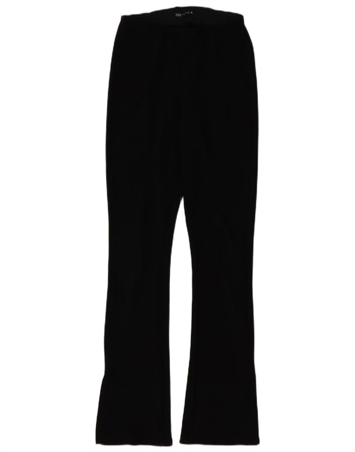 Spodnie damskie ZARA Bootcut średnie W28 L32 czarne