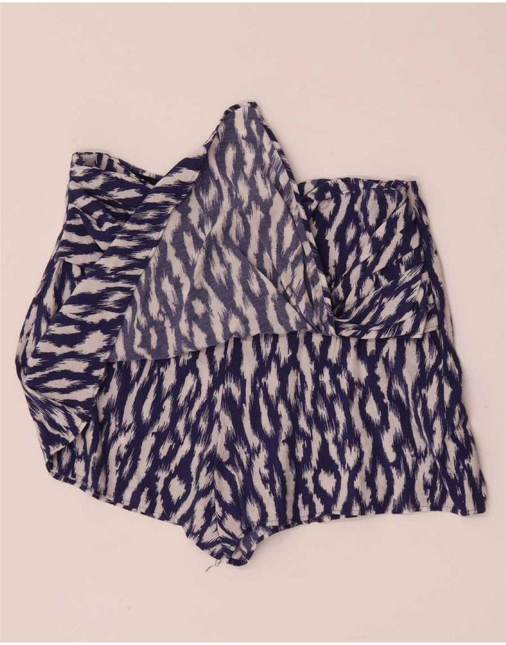 Skort damski Zara Large W30 Fioletowy Ikat Wiskoza