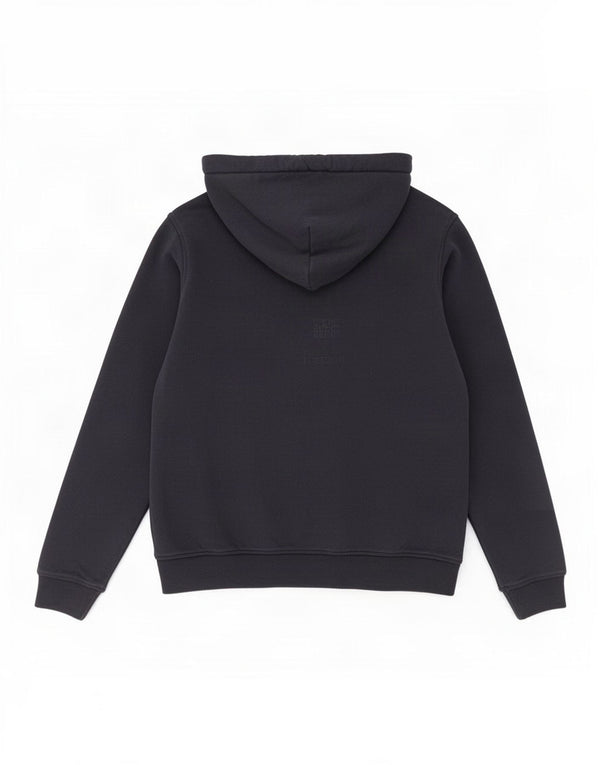 Jack Wills Womens Graphic Hoodie Jumper UK 12 Medium Navy Blue Cotton