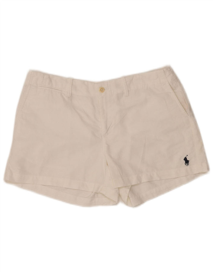 Damskie spodenki Chino Ralph Lauren US4 Small W30 Biała bawełna