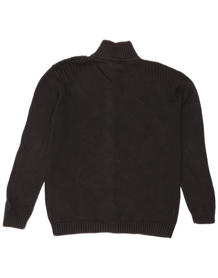 Męski sweter rozpinany Gant XL, czarny, lniany