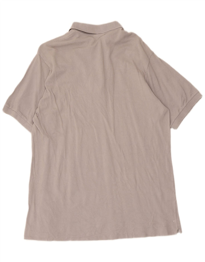 Męska koszulka polo Lacoste, rozmiar 6, XL, szara, bawełniana