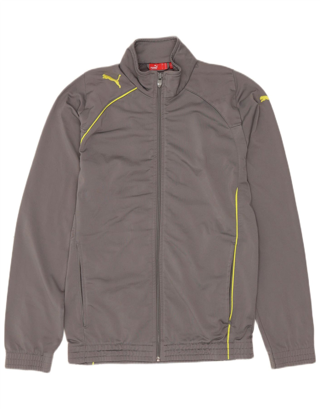 Chłopięca kurtka dresowa PUMA, 13-14 lat, szary poliester