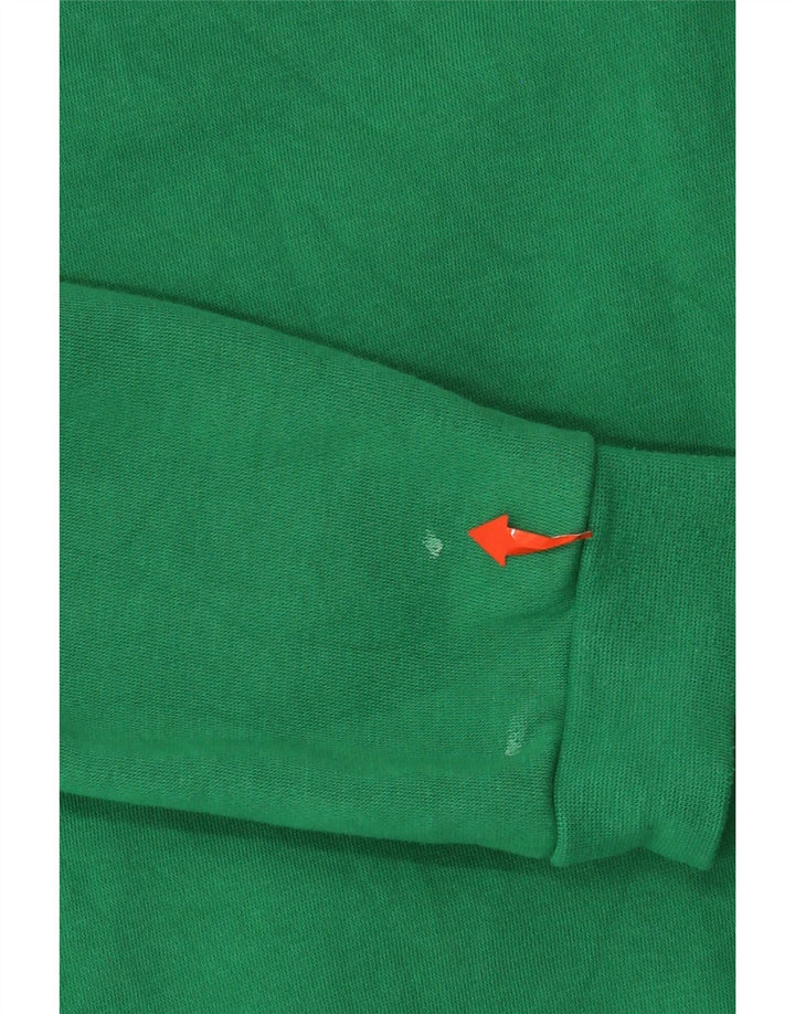 Chłopięcy sweter z kapturem ADIDAS 11-12 lat, zielona bawełna