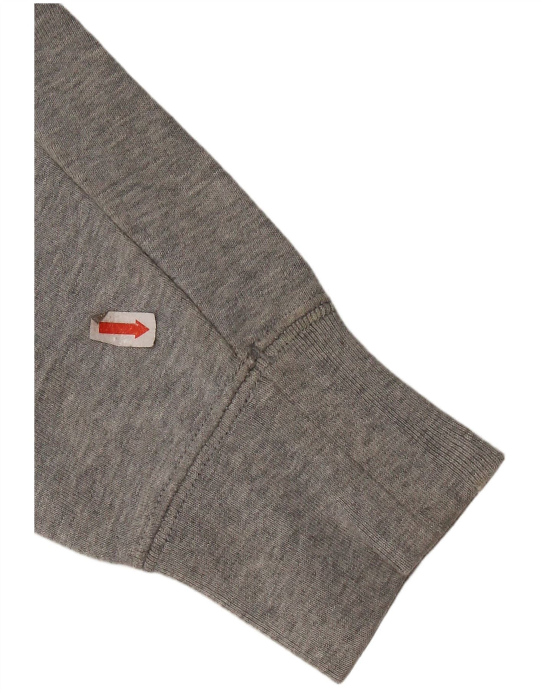 Damski sweter oversize REEBOK UK 10, mały, szary, bawełniany