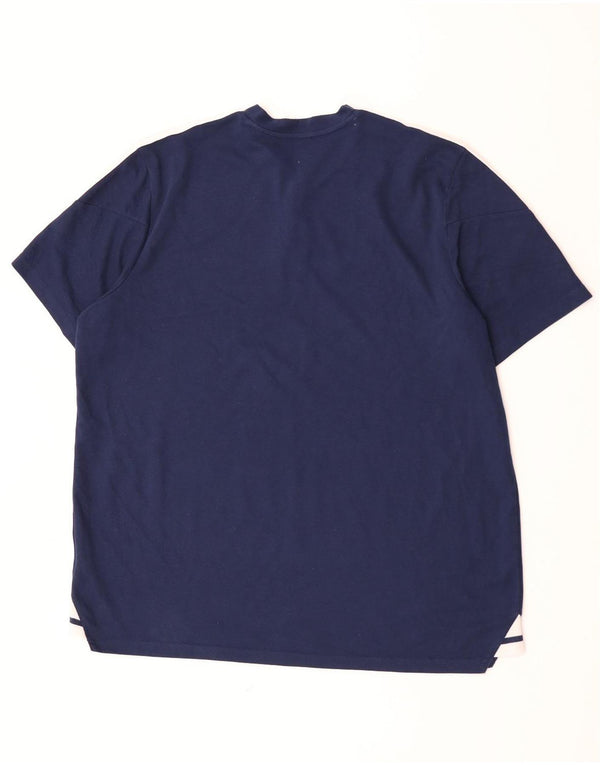 T-shirt męski Adidas Top 2XL granatowy, bawełniany