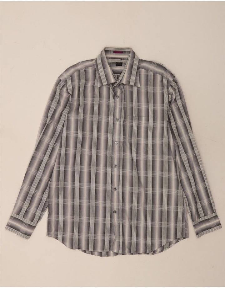Koszula męska Paul Smith rozmiar 42 16 1/2 duża, szara bawełniana krata