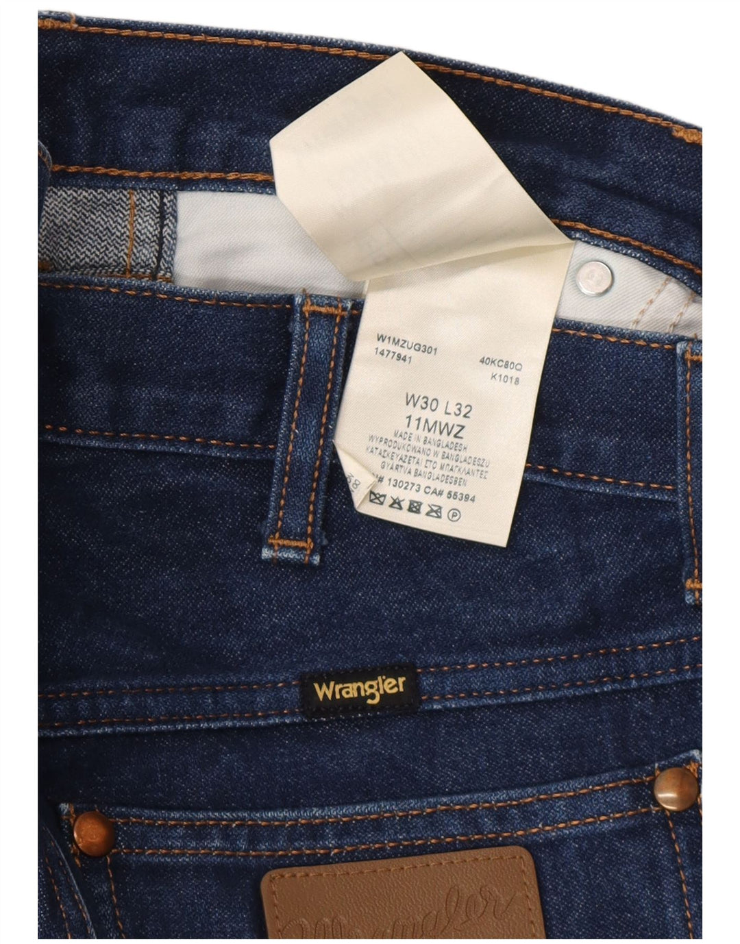 Męskie jeansy Wrangler W30 L32 Niebieskie bawełniane