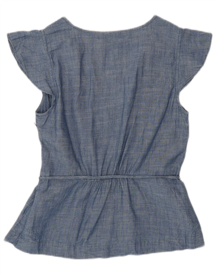 Damska bluzka J. CREW US 0 XS, niebieska, bawełniana