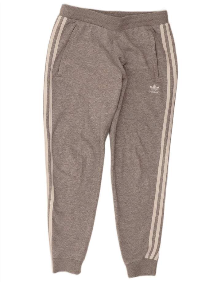 Adidas Męskie spodnie dresowe Joggery Średnioszare, bawełniane nakrapiane