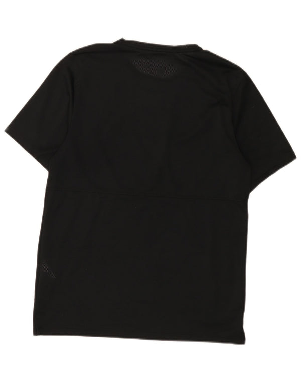 Męski T-shirt Nike Dri Fit, mały, czarny poliester