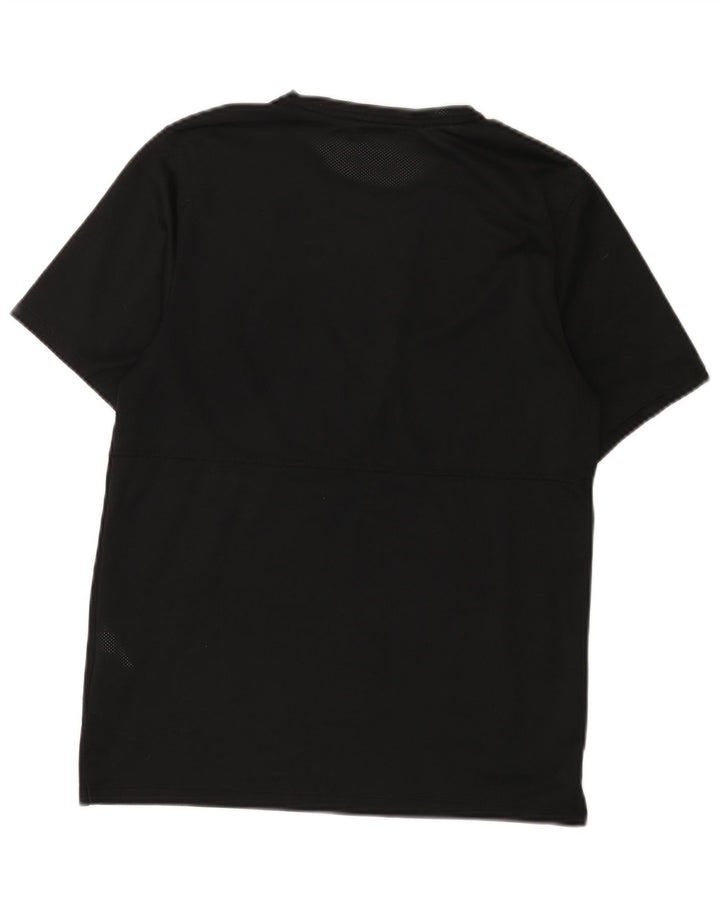 Męski T-shirt Nike Dri Fit, mały, czarny poliester