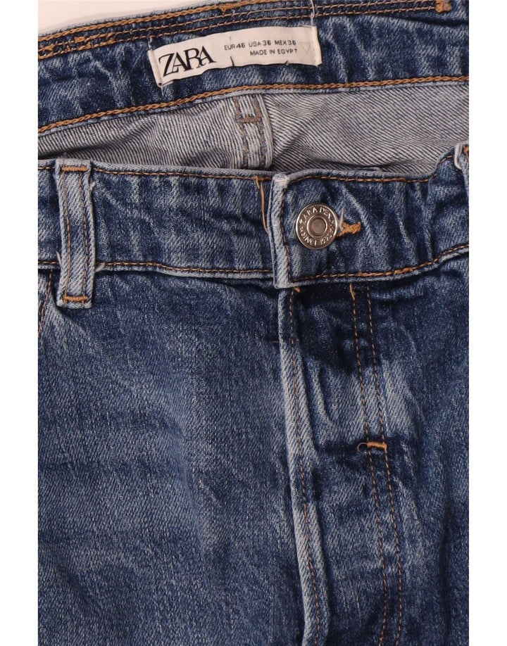 Męskie jeansy slim fit Zara EU 46 XL W36 L27 Niebieskie